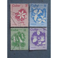 Куба 1983 г. Цветы.