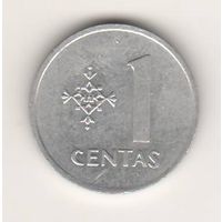 Литва, 1 centas, 1991 (2)