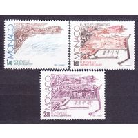 1982 Монако 1528-1530 Фонвьей, гавань, пейзаж 3,50 евро