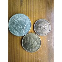 Тринидат и Тобаго 1 цент 2012, Италия 10 лир 1976, Тайвань 1 доллар -15