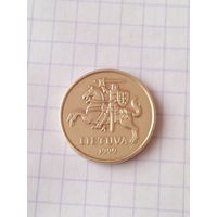 20 центов 1999 г. Литва.