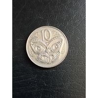 Новая Зеландия 10 центов 1997г(1)