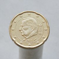Бельгия 20 евроцентов 2011 (3-ий тип)