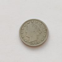 5 центов США 1904 года
