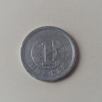 Япония 1 йена 1964
