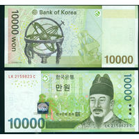Южная Корея 10000 вон (2007) UNC