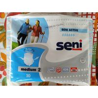 Трусики Seni Active 2 (medium) М, 10 шт для взрослых. Цена за 1 шт (упаковку).