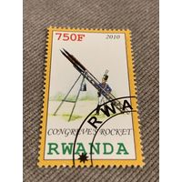 Руанда 2010. Congreves rocket. Марка из серии