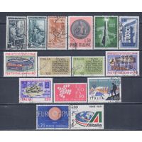 [2764] Италия. 15 гашеных марок.