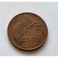 Тринидад и Тобаго 5 центов, 1990