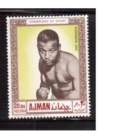 Аджман-1969,(Мих.385)  ** ,  ,Спорт, Бокс