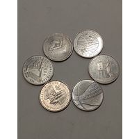 1 Лит набор из 6 монет без повторов