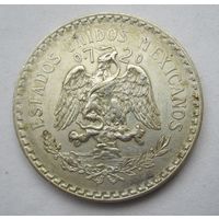 Мексика 1 песо 1925,  серебро   .31-383