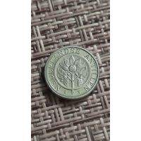 Нидерландские Антильские острова 1 цент 1995 г ( редкий год , малый тираж )
