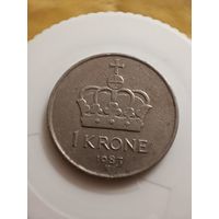 Норвегия 1 крона 1983 год