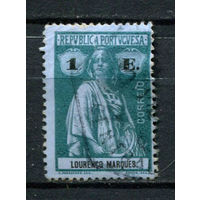 Португальские колонии - Лоренсу-Маркиш - 1914 - Жница 1E - [Mi.132x] - 1 марка. Гашеная.  (Лот 145AT)