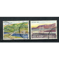 Исландия - 1992 - Мосты - [Mi. 768-769] - полная серия - 2 марки. Гашеные.  (Лот 31Dh)