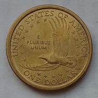 США 1 доллар 2003 г. P. Сакагавея. Парящий орел.