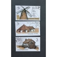 Венгрия 1989 / Старые ветряные мельницы. 3 марки