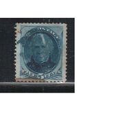 США-1870, (Мих.48), гаш.  , Стандарт, Президенты, Тейлор(1)