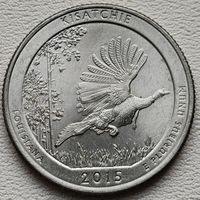 США 25 центов (квотер) 2015 Р Kisatchie Louisiana