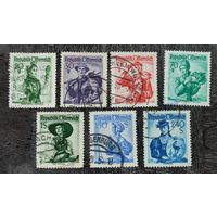 Марки Австрии 7 Провинциальные костюмы 1948/58