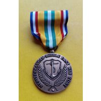 CША.Медаль торгового флота в зоне боевых действий Средиземноморья и Ближнего Востока