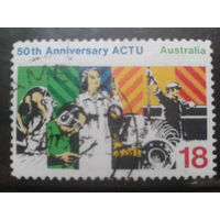 Австралия 1977 50 лет ACTU, работа