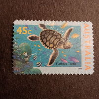 Австралия 1995. Фауна. Flatback Turtle