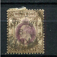 Британский Гонконг - 1903 - Король Эдуард  VII 1С - [Mi.61] - 1 марка. Гашеная.  (LOT DX3)-T10P29