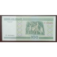 100 рублей 2000 года, серия тХ - UNC
