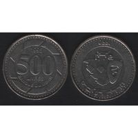 Ливан km39 500 ливров 1995 год (0(p8(0 ТОРГ