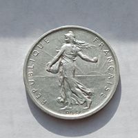 5 франков 1960 года. Серебро 835. Монета в отличном состоянии. 27
