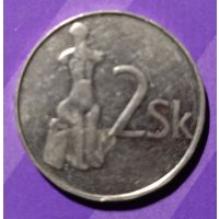 2 кроны 1993 г. Словакия