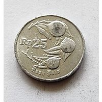 Индонезия 25 рупий, 1994