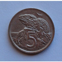 Новая Зеландия 5 центов. 1969