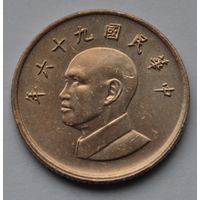 Тайвань, 1 доллар 2007 г.