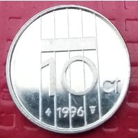 Нидерланды 10 центов 1996 г. #50928