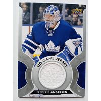 Хоккейная карточка НХЛ джерси Frederik Andersen (Торонто)