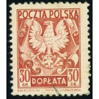 Служебная марка Польша 1951 год