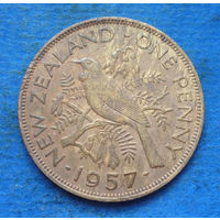 Новая Зеландия 1 пенни 1957