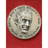 Медаль серебро Saul Bellow The Nobel Prize in Literature 1976