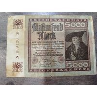 5000 марок 1922