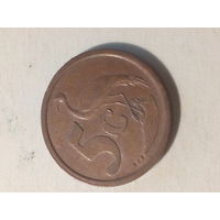 5 центов Южная Африка 1997