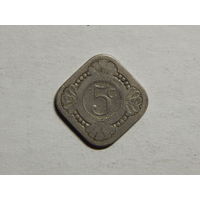 Нидерланды 5 центов 1914г