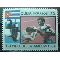 Куба 1984 Бокс** Михель-1,0 евро концевая