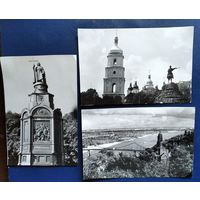 3 фото города Киев. 1970-80-е. 11х17 см. Цена за все