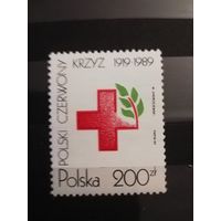 Польша 1989 красный крест