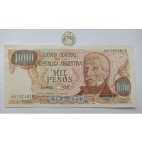 Werty71 Аргентина 1000 песо 1979 - 1980  (1980) аUNC банкнота