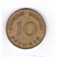 10 пфеннигов 1949 J ФРГ. Возможен обмен